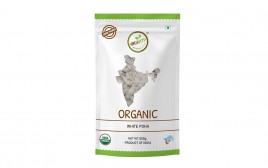 Orgabite Organic White Poha   Pack  500 grams